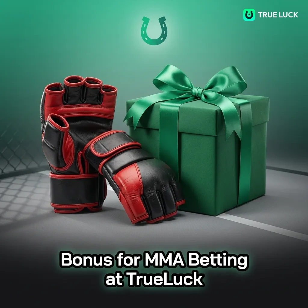 TrueLuck welcome bonus for new Irish users betting on MMA fights including UFC and Bellator with wagering requirements