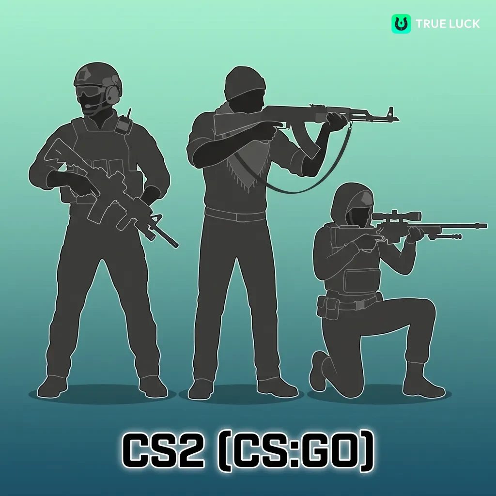 Counter-Strike 2 tactical shooter gameplay showing competitive esports tournament action with teams battling in rounds