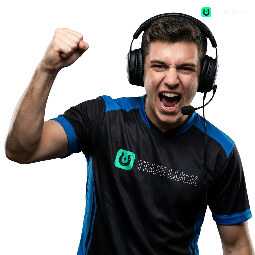 E-sports betting interface at TrueLuck Greece showing competitive gaming options like CS2, Dota 2, and League of Legends