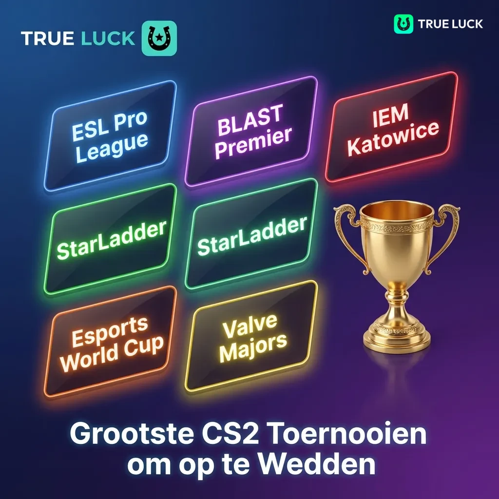 CS2 esports tournament logos and competitive gaming championship events for betting markets