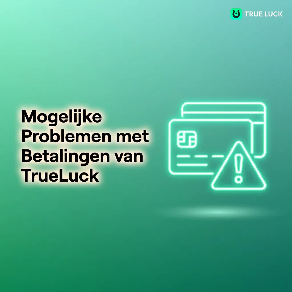 TrueLuck payment issues guide showing solutions for deposits, withdrawals, verification, and transaction limits