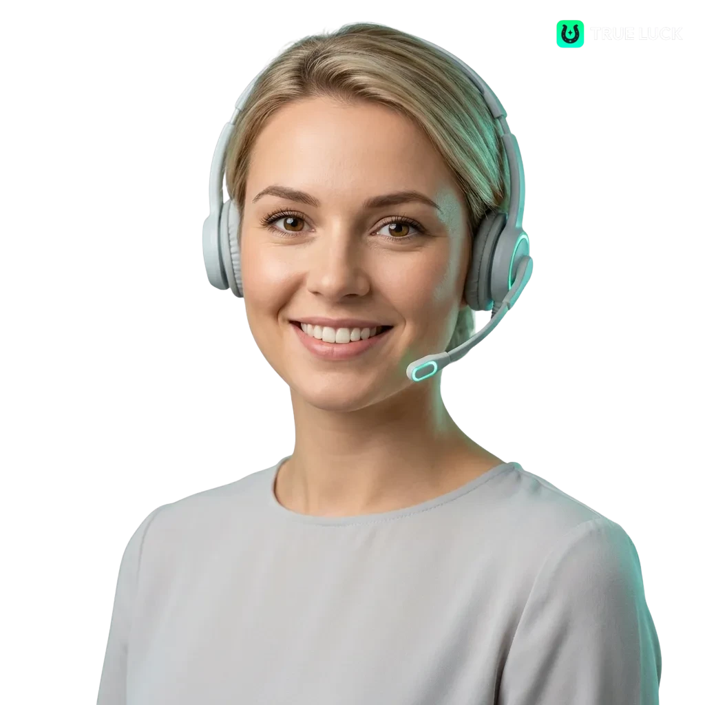 TrueLuck Nederland contactopties: e-mail, livechat, telefoon, messengers en sociale media met 24-uurs responstijd
