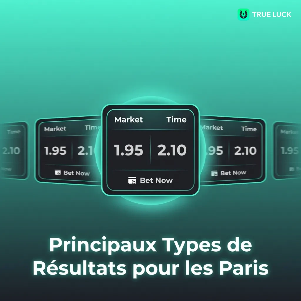 Sports betting result types including match outcome, handicap, total score, and live betting options displayed