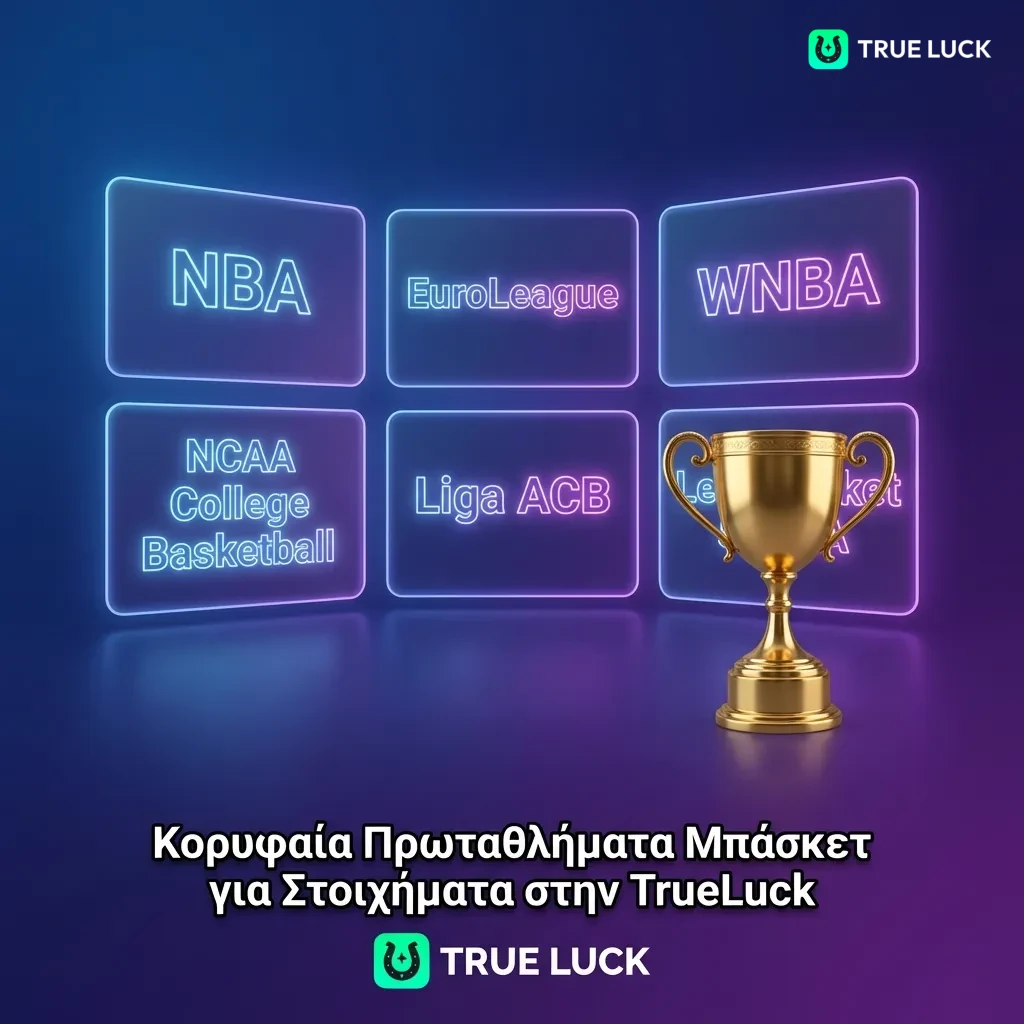 Basketball leagues betting options including NBA, EuroLeague, Greek Basket League, and international tournaments