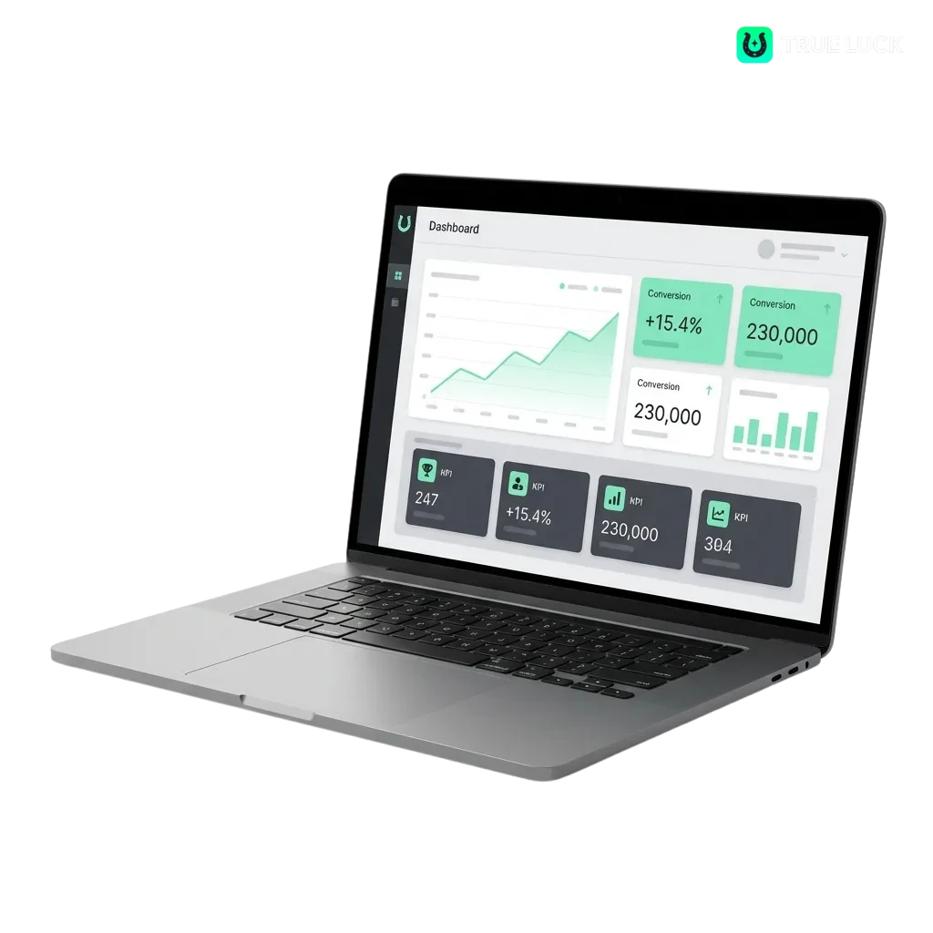 TrueLuck affiliate program offering competitive commissions, guaranteed timely payments, and dedicated account management