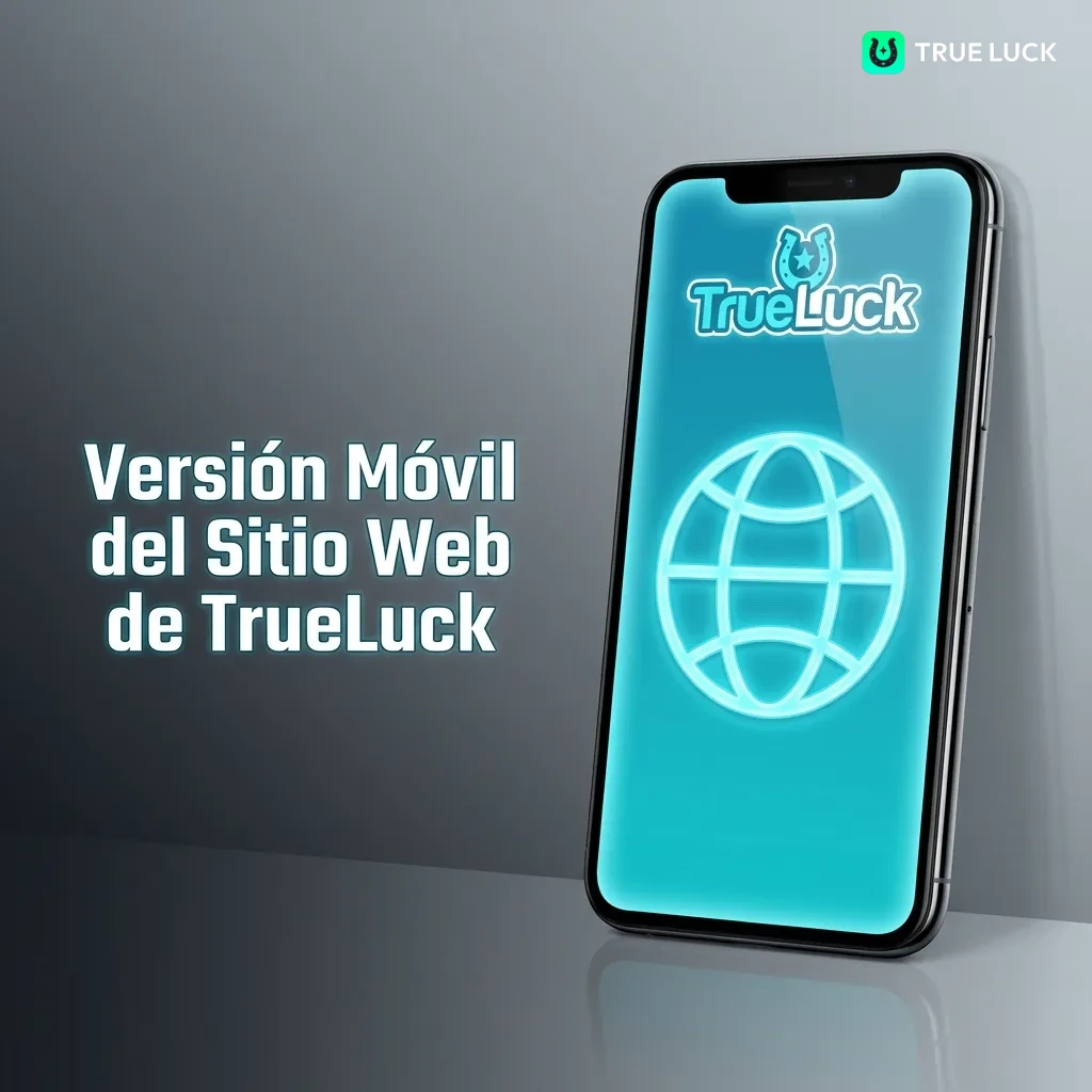 Sitio web móvil de TrueLuck mostrando interfaz de apuestas y casino optimizada para smartphone y tablet
