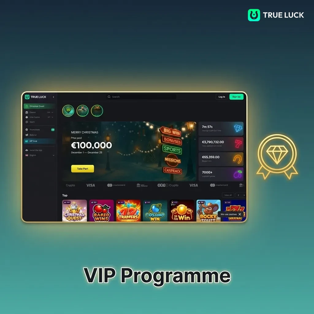 Five-tier VIP loyalty programme showing Bronze, Silver, Gold, Platinum, and Diamond levels with exclusive rewards and benefits